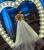 LED Light Up Love Heart Arch with Bride