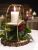 Circle Centrepiece with flowers and Candle on Log Slice