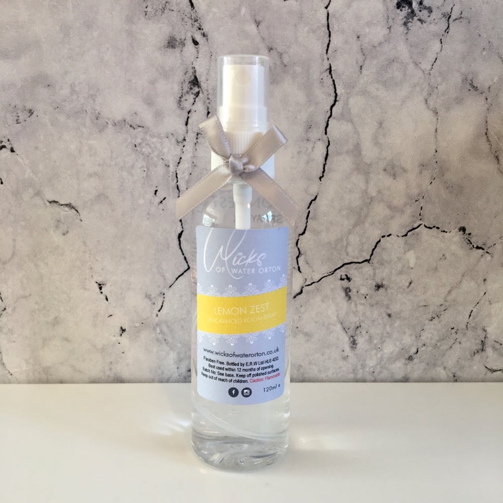 Lemon Zest Fragranced Room Spray - Paraben Free