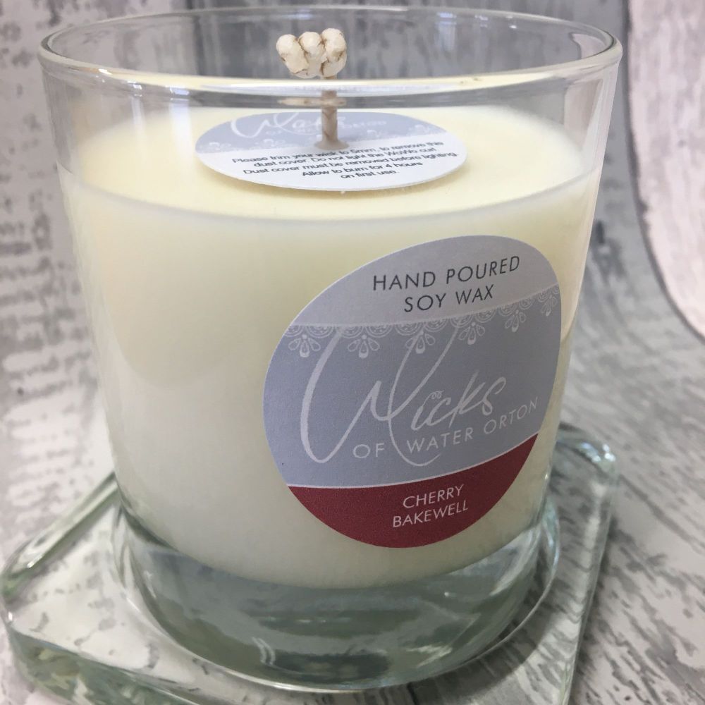 Cherry Bakewell Natural Soy Candle 200g