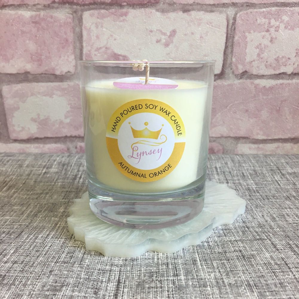 Lynsey Queen Of Clean | AUTUMNAL ORANGE | Natural Soy Candle 200g