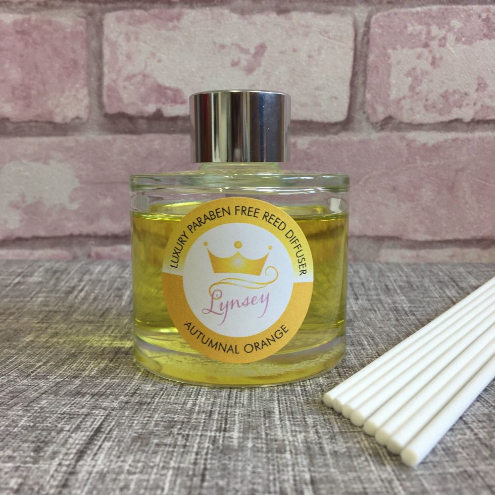 Lynsey Queen Of Clean | AUTUMNAL ORANGE | Luxury Paraben Free Reed Diffuser