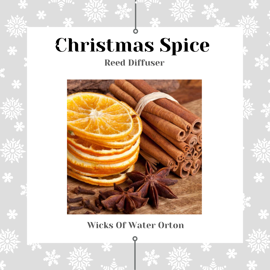 PRE-ORDER: Christmas Spice Luxury Reed Diffuser (Paraben Free)