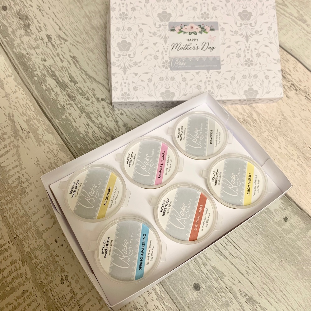6 x Soy Wax Melt MOTHERS DAY Gift Box Set