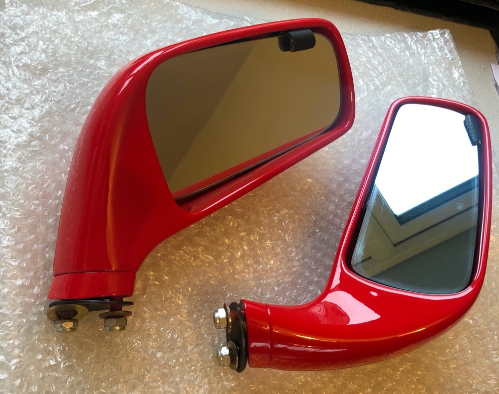 Ferrari F40 Side Mirrors with Glass - 62821100 and 62821200