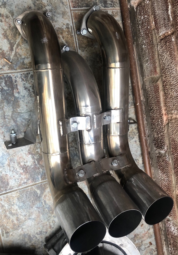 Ferrari F40 Straight Pipe Exhaust - LM Competizione Tubi