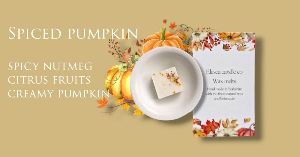 Spiced pumpkin wax melts