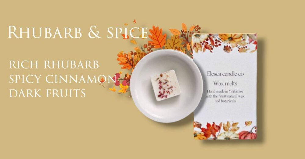 Rhubarb & spice wax melts