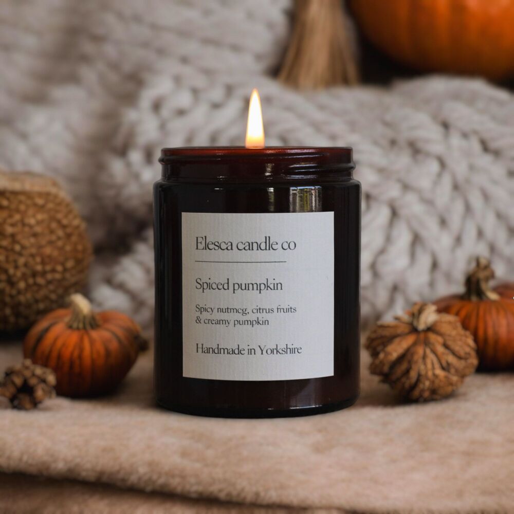 Spiced pumpkin candle