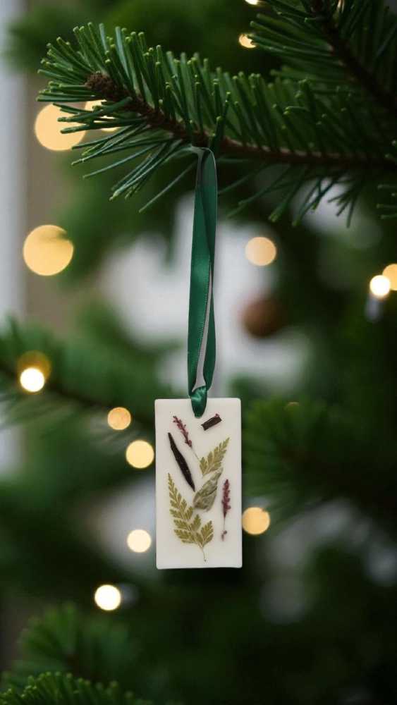 Winter berries botanical hanging aroma tablet