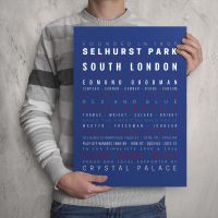 My Crystal Palace FC Memories Football Print