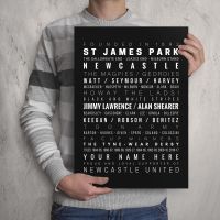 My Newcastle United FC Memories Football Print
