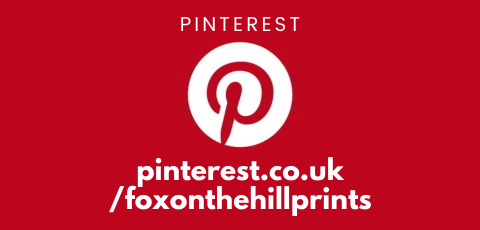 Visit Fox On The Hill Prints Pinterest page @foxonthehillprints