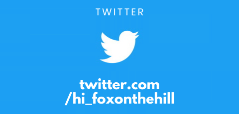 Visit Fox On The Hill Prints Twitter page @hi_foxonthehill
