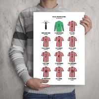 My Sunderland FC All-Time Eleven Football Print