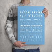 My Coventry City FC Memories Football Print