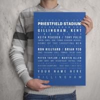 My Gillingham FC Memories Football Print