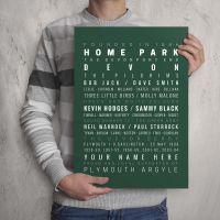 My Plymouth Argyle FC Memories Football Print