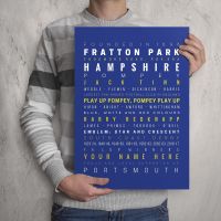 My Portsmouth FC Memories Football Print