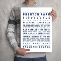 My Tranmere Rovers FC Memories Football Print