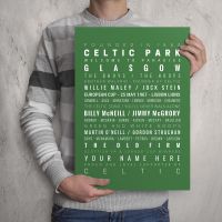 My Celtic FC Memories Football Print