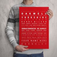 My Barnsley FC Memories Football Print