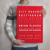 My Nottingham Forest FC Memories Football Print