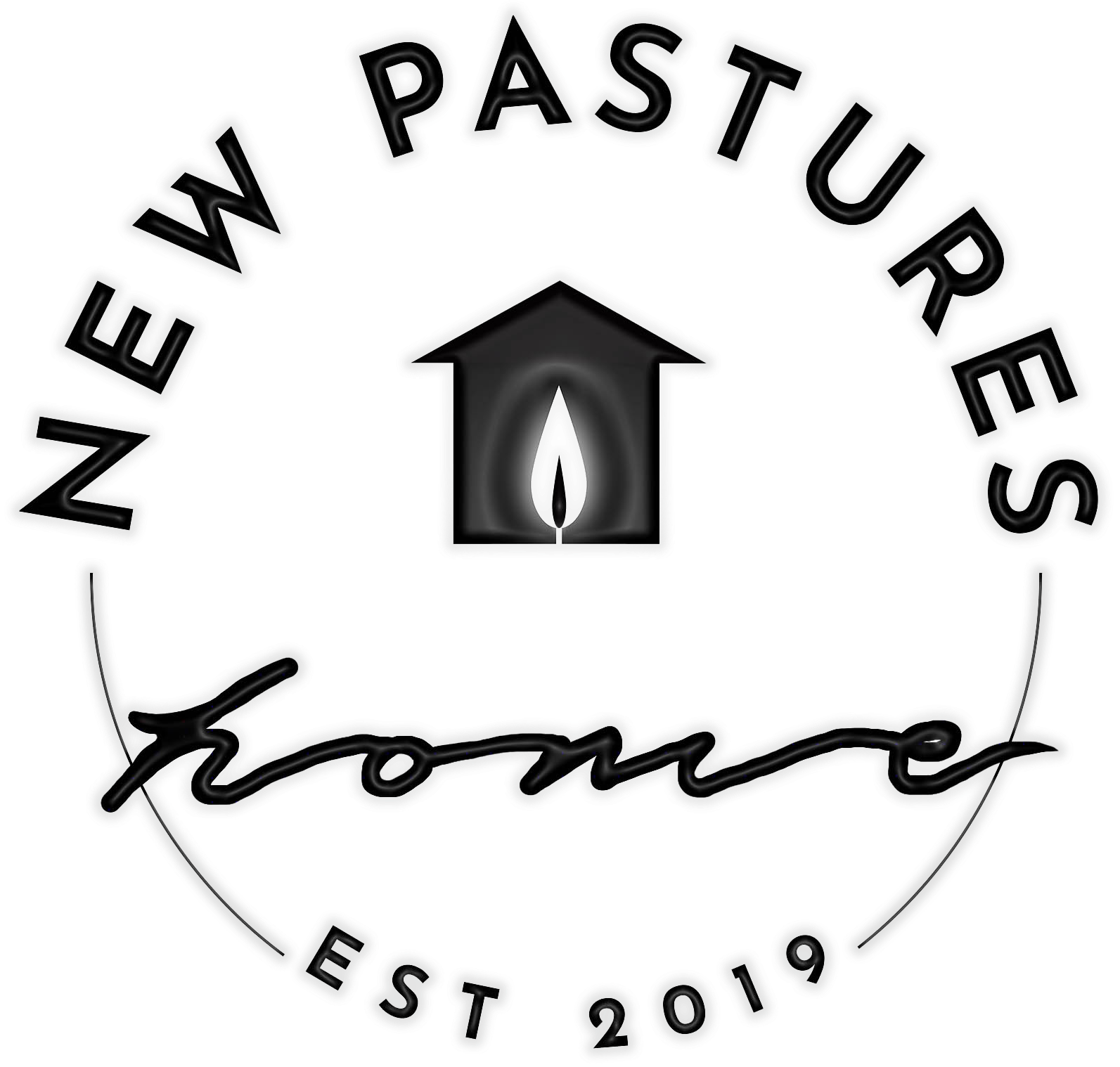 New Pastures Home Ltd Logo. Artwork.