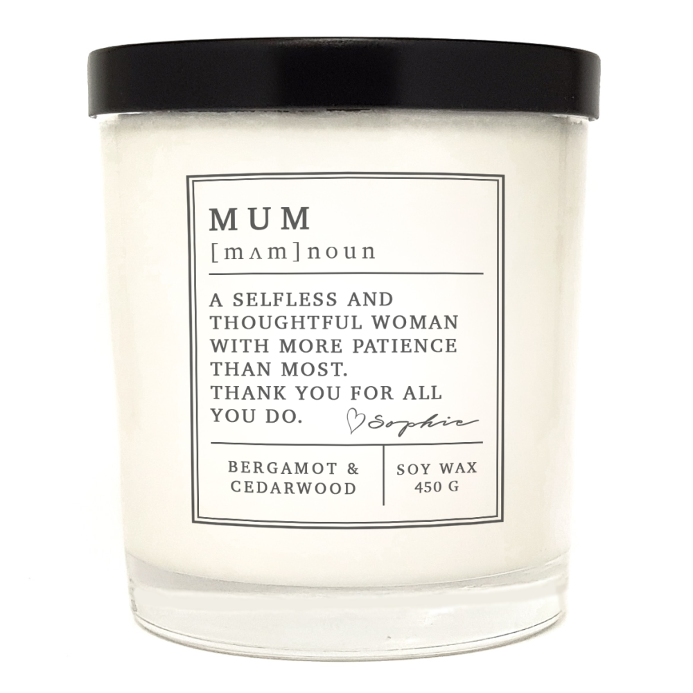 Mum Definition (Deluxe Soy Wax Candle)