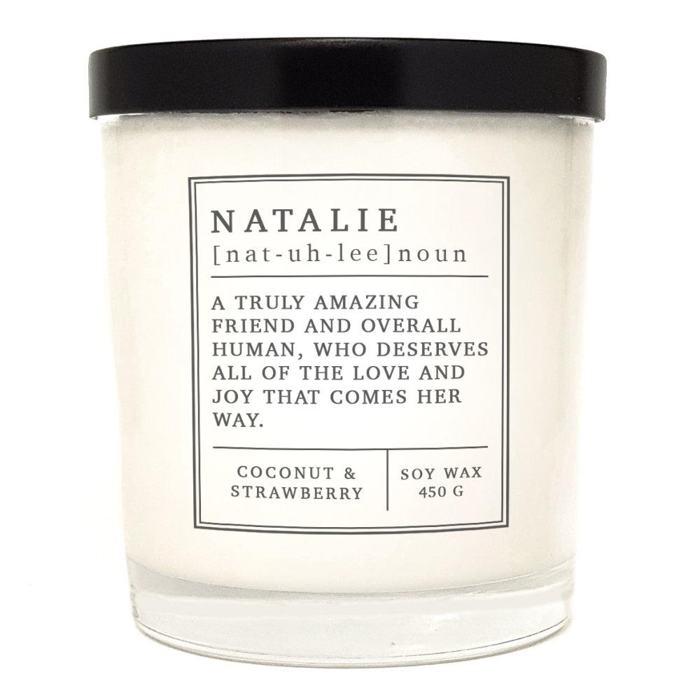 Name Definition (Deluxe Soy Wax Candle)
