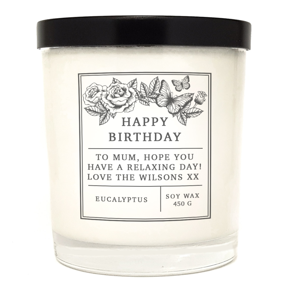 Birthday Flowers (Deluxe Soy Wax Candle)