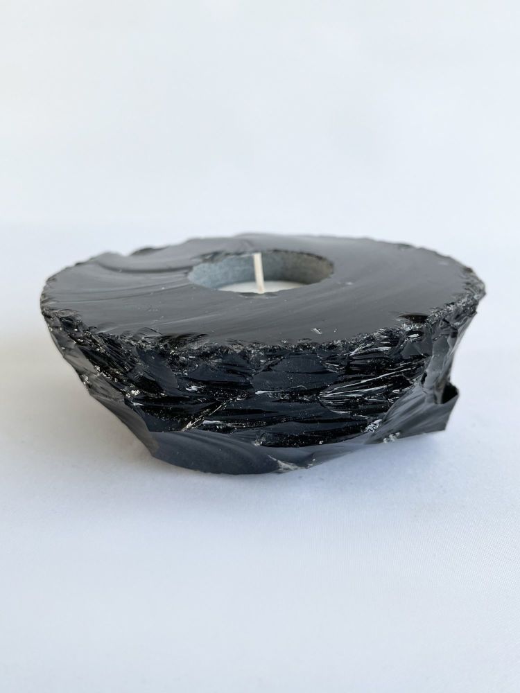 Obsidian Tealight Holder