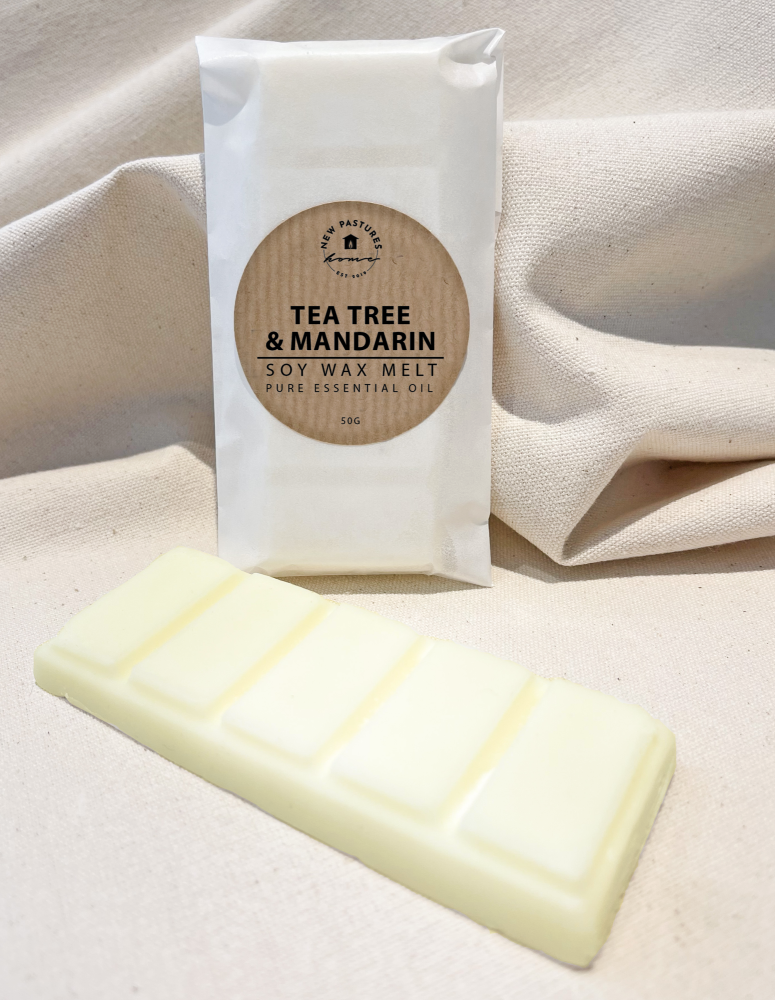 Tea Tree & Mandarin Soy Wax Melt (Essential Oil)