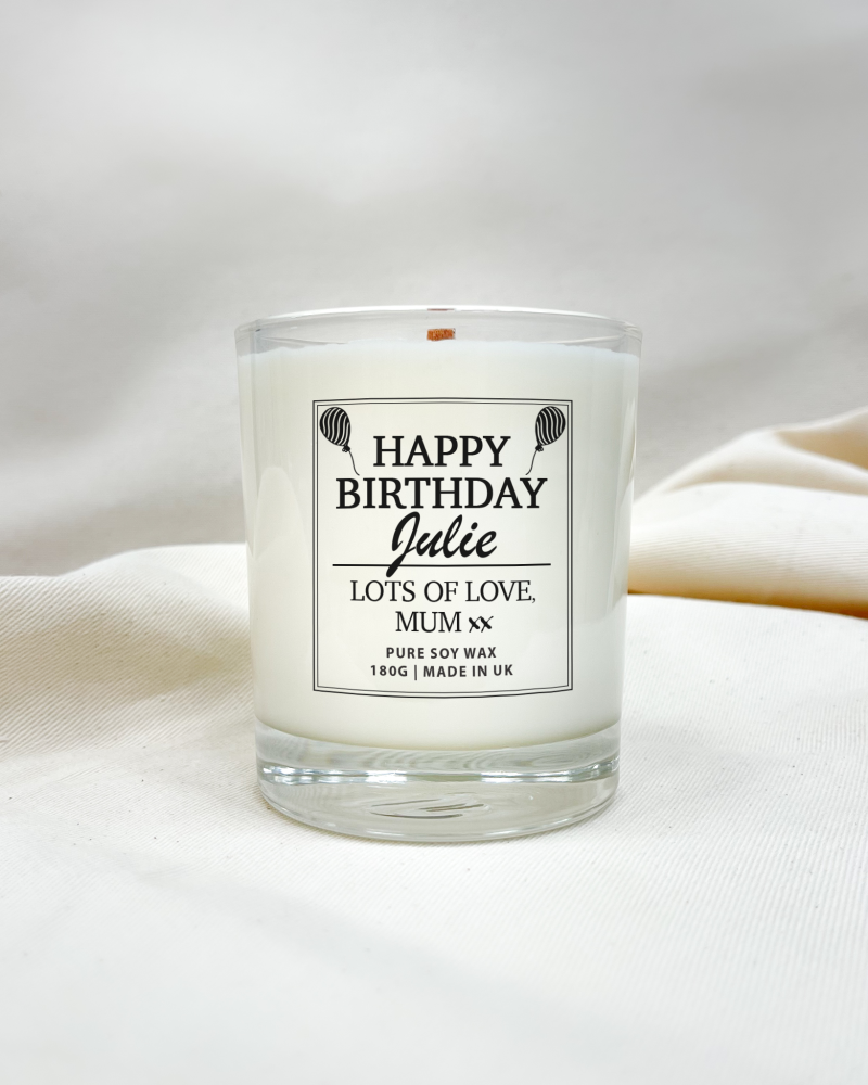 Happy Birthday Balloons (Classic Soy Wax Candle)