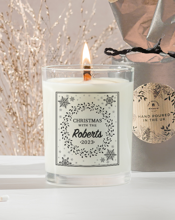 Christmas Personalised Candle 2023 (Classic - 180g)