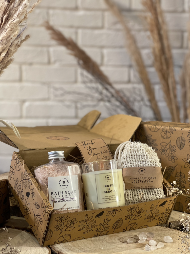 Cleanse & Relax Gift Bundle (Handmade Soap, Bath Salts & Soy Candle)