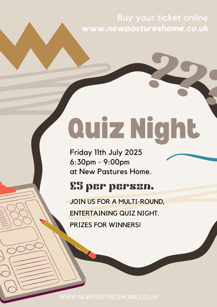 Quiz Night Extravaganza! (Friday 11th July 2025 - 6:30pm to 9:00pm)