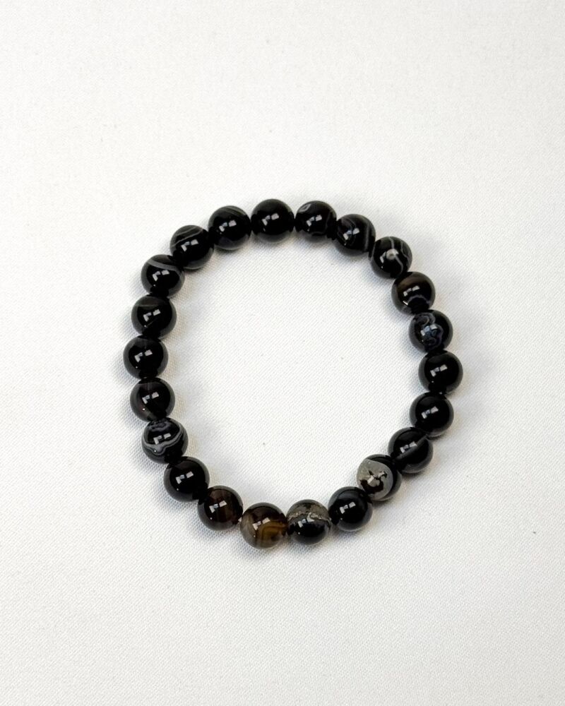 Black Onyx Beaded Bracelet
