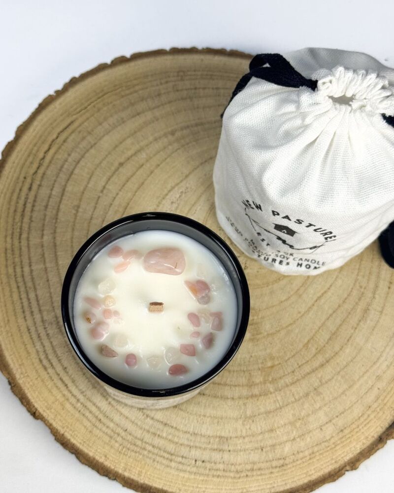 Kind Heart, Strong Spirit. Crystal Candle