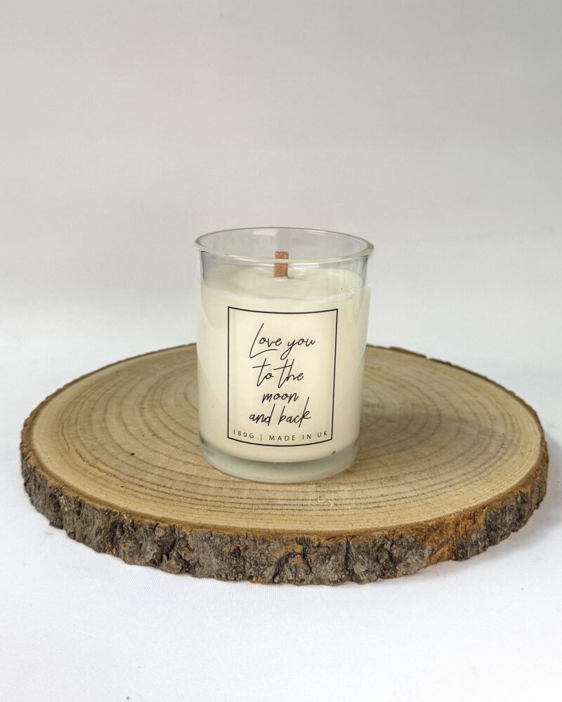 Love You To The Moon And Back (Soy Wax Candle)