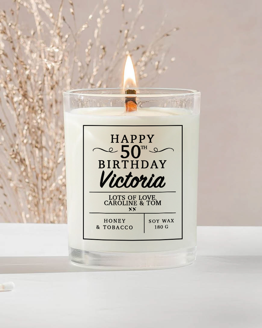 Birthday Age (Soy Wax Candle)