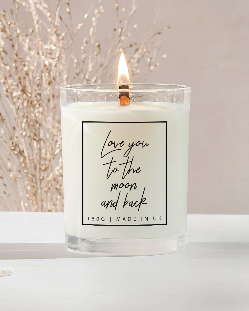 Love You To The Moon And Back (Soy Wax Candle)