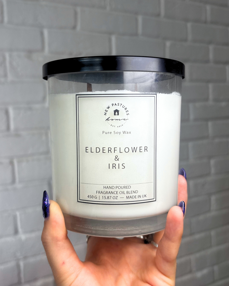 Deluxe Candle: Elderflower & Iris