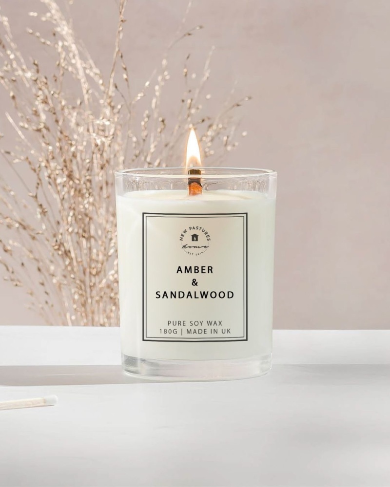 Classic Candle: Amber & Sandalwood