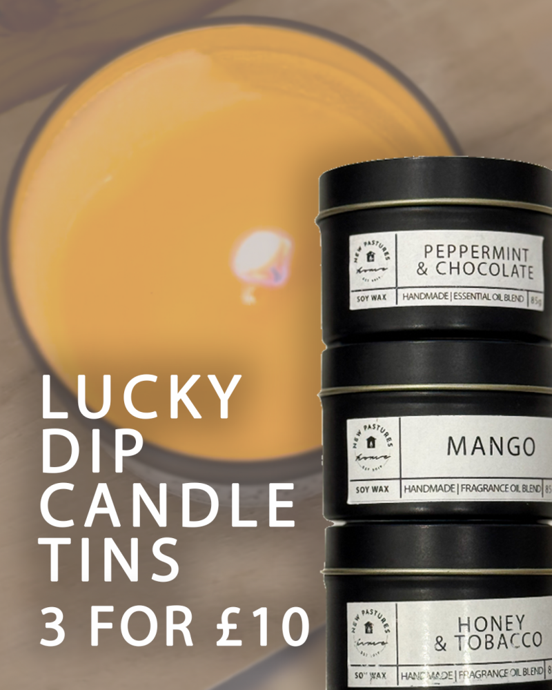 3 x Candle Tins for £10 (Lucky Dip)