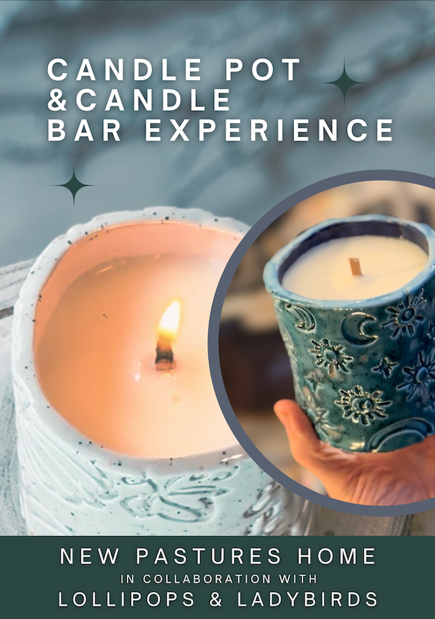 Clay Candle Pot & Candle Bar Experience (Wednesday 25th February 2026 - 6:30pm-8:30pm)