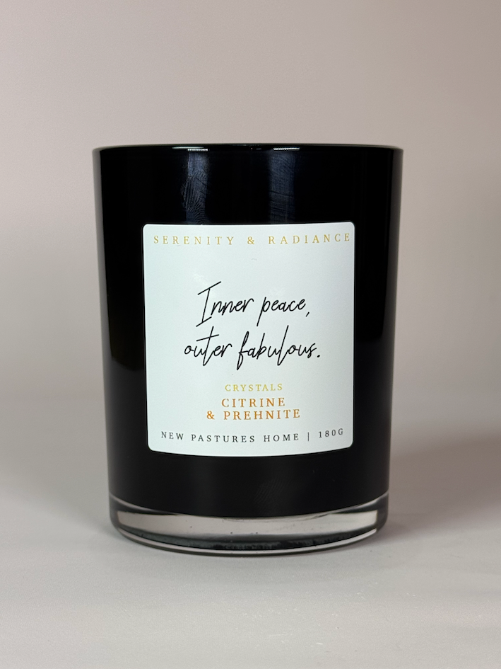 Inner Peace, Outer Fabulous: Crystal Soy Wax Candle