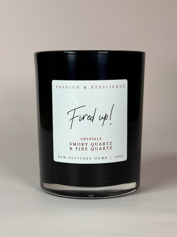 Fired Up!: Crystal Soy Wax Candle