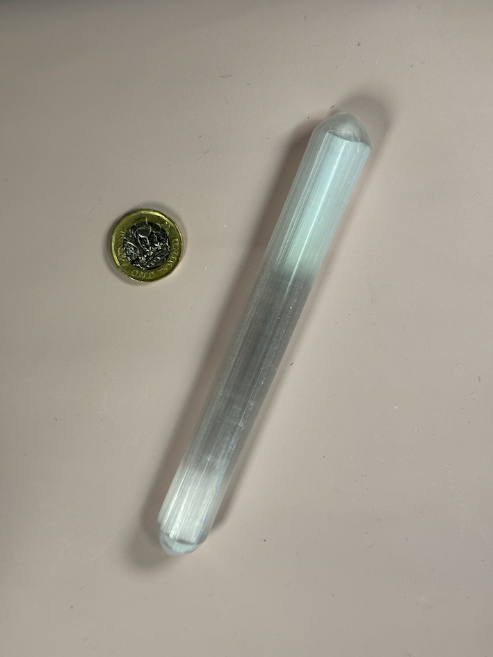 Selenite Wand Carving