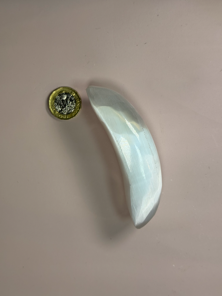 Selenite Massage Tool Carving